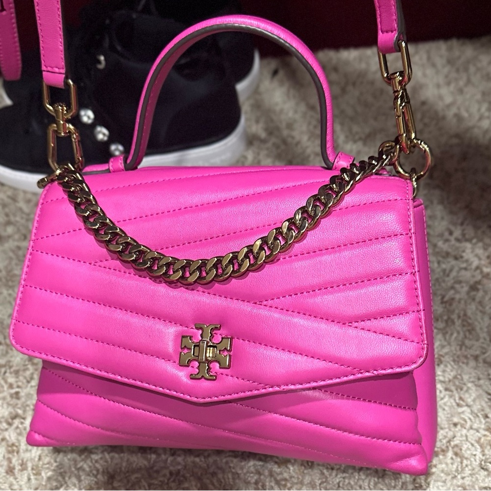 Tory Burch Kira chevron top handle